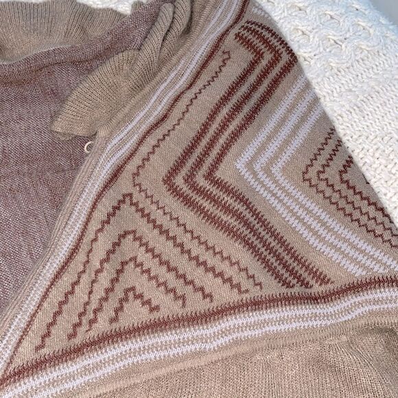 Boho knit cape sweater cardigan size medium/large - Picture 4 of 5